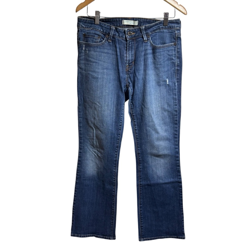 Levis 545 Low Boot Cut Jeans Womens 30x31‎ Medium Wash Denim Blue Pants #51